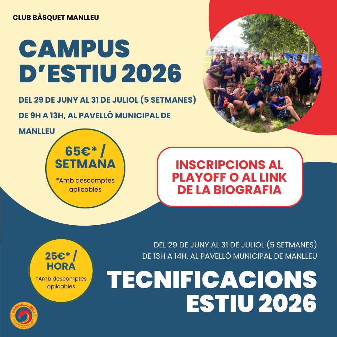 Casal d'estiu de bàsquet | Club Bàsquet Manlleu
